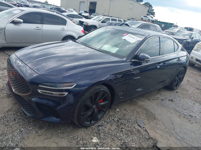 Vin: kmtg54te9pu117949, lot: 45762436, genesis g70 3.3t rwd 20232