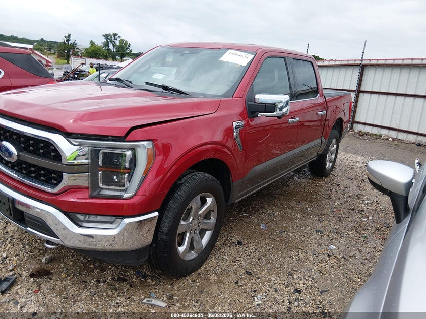 Vin: 1ftfw1e84mfa81567, lot: 45762454, ford f-150 king ranch 20212