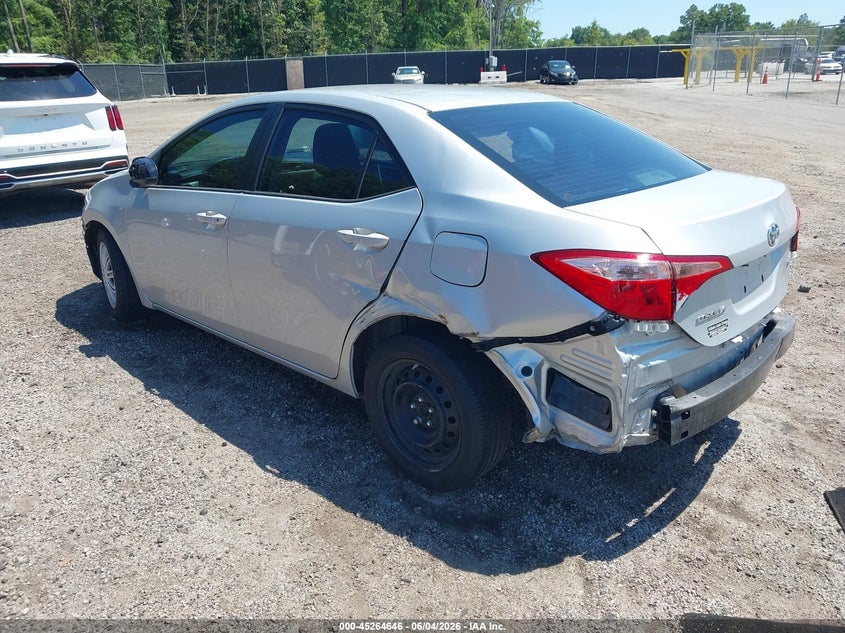 Vin: 2t1burhe6kc166064, lot: 45762466, toyota corolla le 20193