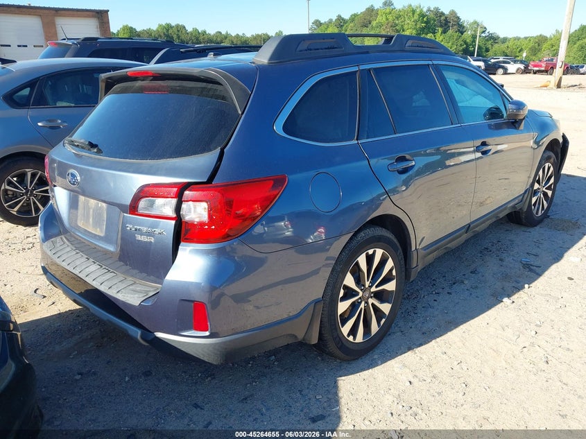 Vin: 4s4bsencxf3301235, lot: 45762475, subaru outback 3.6r limited 20154