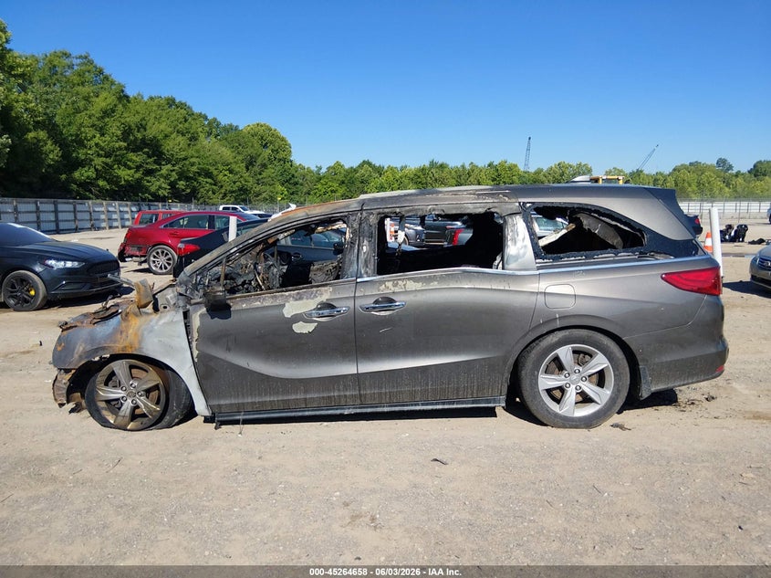VIN 5FNRL6H74KB093709 2019 HONDA ODYSSEY EX-L