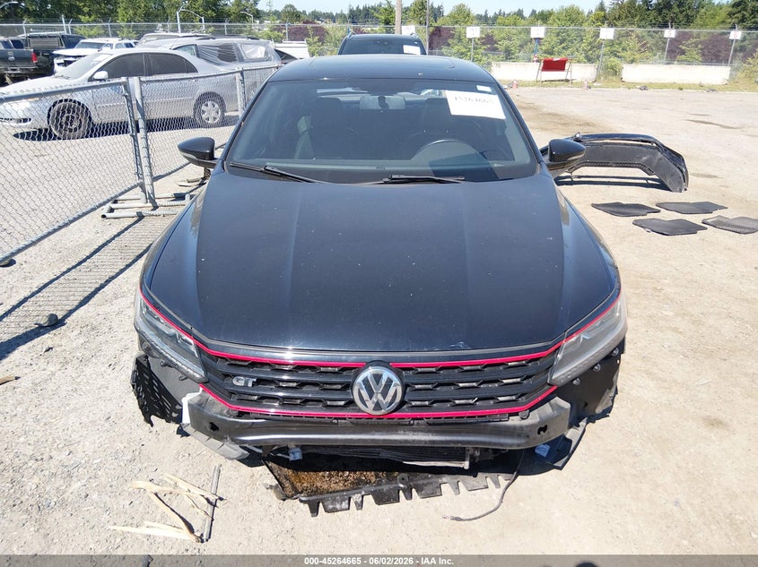 2018 Volkswagen Passat 3.6L V6 Gt VIN: 1VWJM7A34JC029654 Lot: 45264665