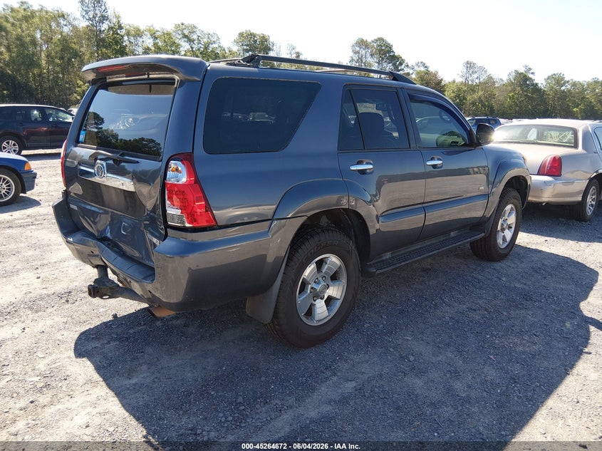 2007 TOYOTA 4RUNNER SPORT UTILITY VEHICLE 4.0L V-6 DOHC, VVT, 236HP