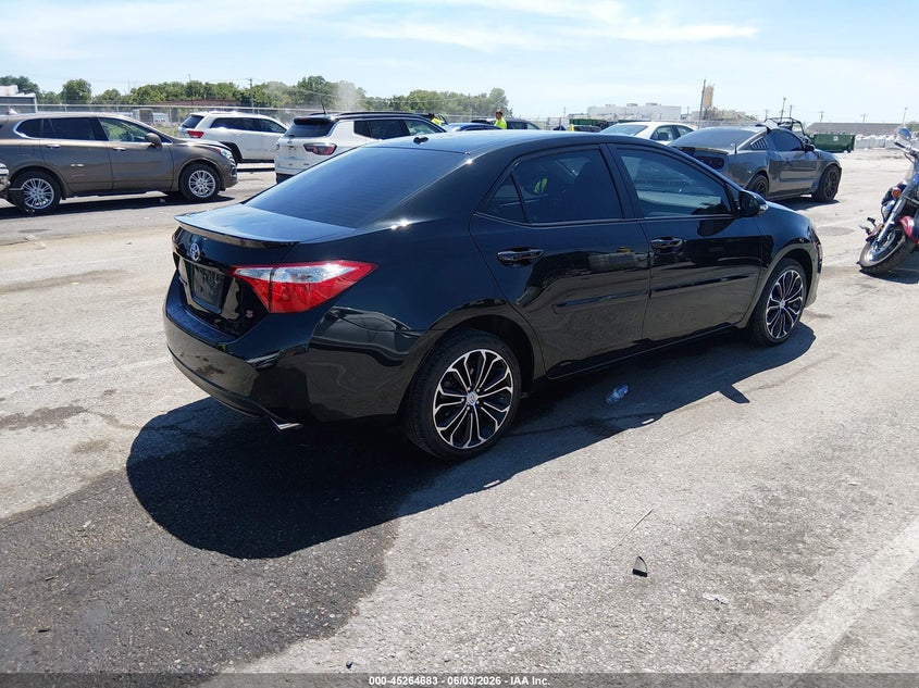 Vin: 5yfburhe1ep115785, lot: 45762503, toyota corolla s plus 20144