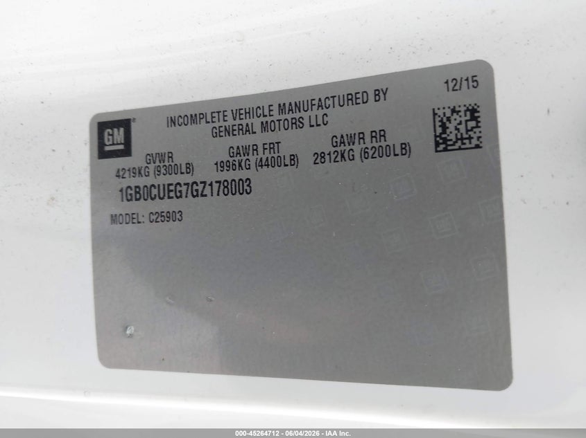 2016 CHEVROLET SILVERADO 2500HD WT — Photo 9