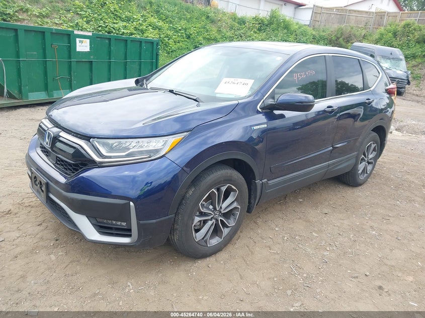 Vin: 5j6rt6h85nl041994, lot: 45762560, honda cr-v hybrid ex-l 20222