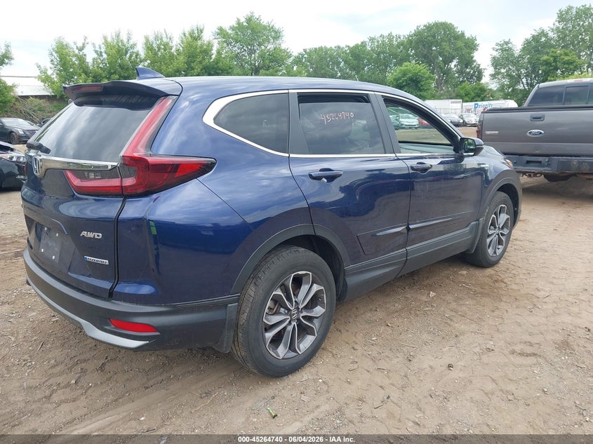 Vin: 5j6rt6h85nl041994, lot: 45762560, honda cr-v hybrid ex-l 20224