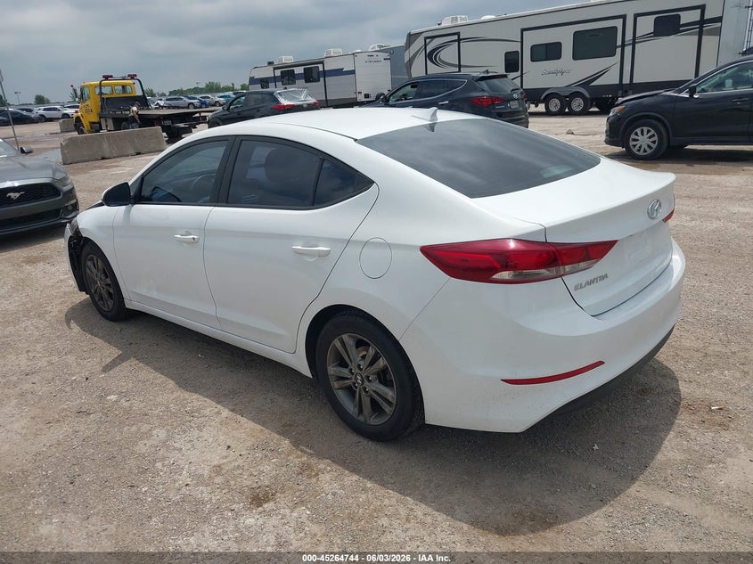 Vin: 5npd84lf8jh294334, lot: 45762564, hyundai elantra sel 20183