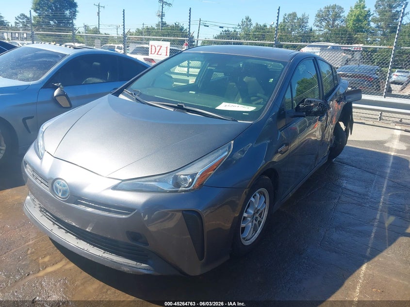 Vin: jtdkarfu3l3119054, lot: 45762583, toyota prius l eco 20202