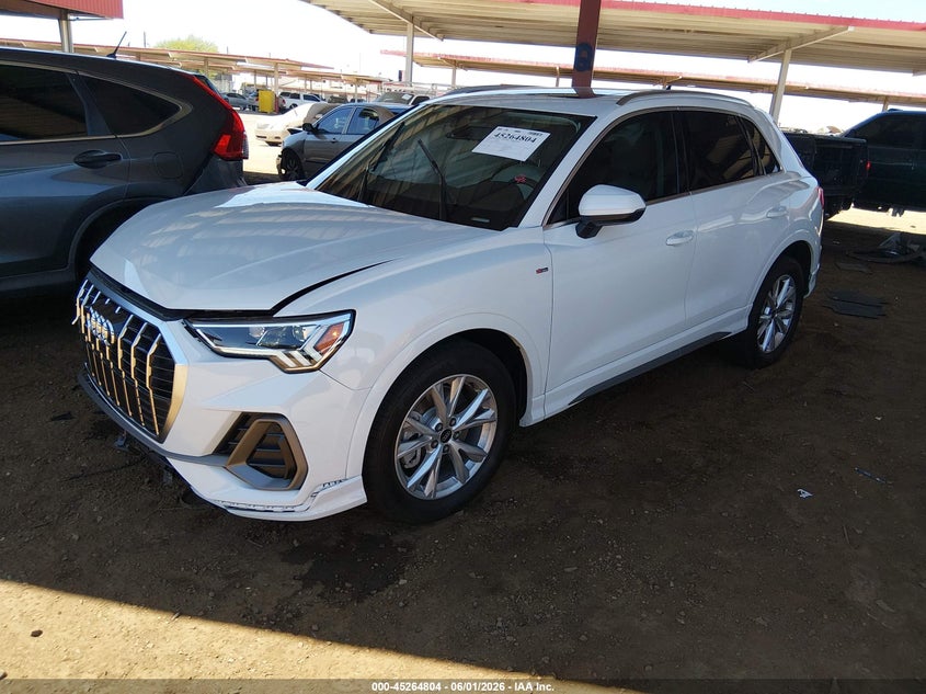 Vin: wa1decf36s1077985, lot: 45762624, audi q3 premium 45 tfsi s line quattro tiptronic 20252