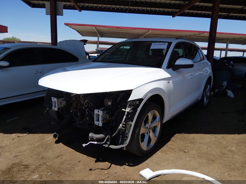 Vin: wa1eaafy0n2013892, lot: 45762670, audi q5 premium plus 45 tfsi s line quattro s tronic 20222