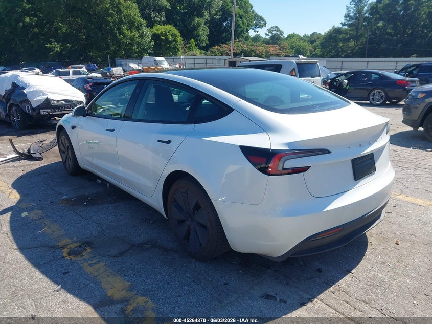 Vin: 5yj3e1ea9sf032293, lot: 45762690, tesla model 3 long range rear-wheel drive/standard rear-wheel drive 20253