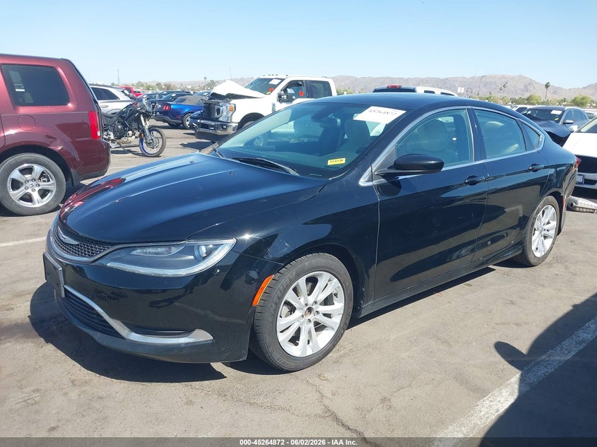 Vin: 1c3cccab7fn669551, lot: 45762692, chrysler 200 limited 20152