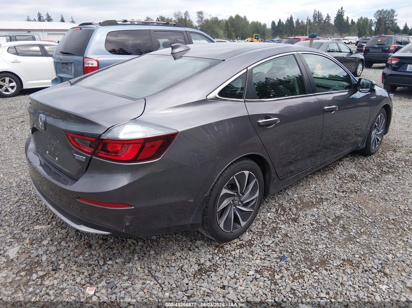 Vin: 19xze4f99ke018660, lot: 45762697, honda insight touring 20194