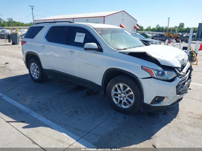 Vin: 1gnergkw2lj265563, lot: 45762715, chevrolet traverse fwd lt cloth 2020 img_1