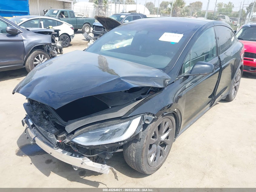 Vin: 7saxcae52rf442294, lot: 45762741, tesla model x long range 20242