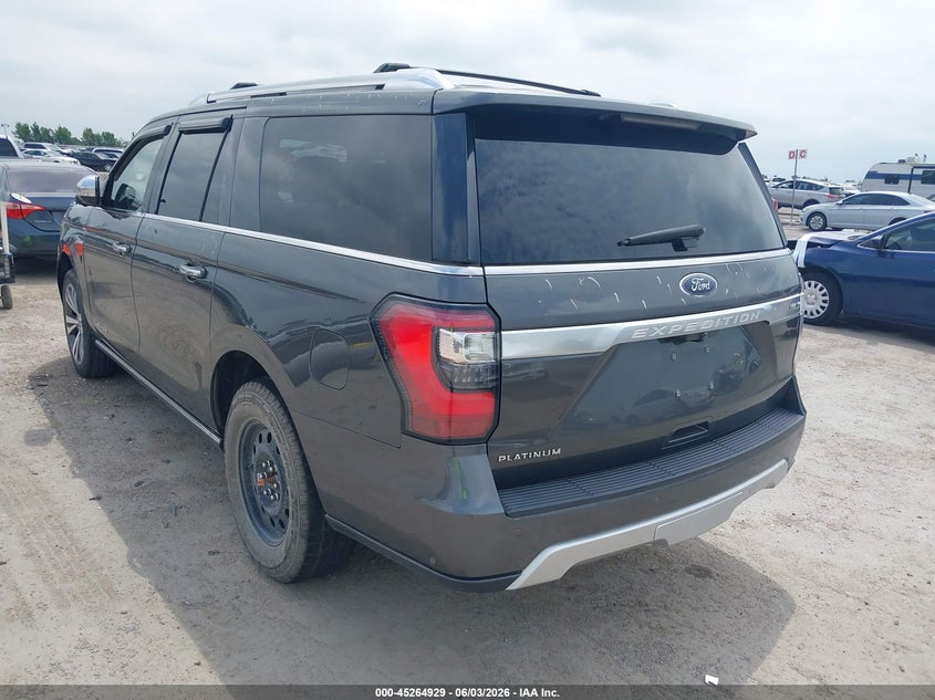 Vin: 1fmjk1mt7leb00589, lot: 45762749, ford expedition platinum max 20203