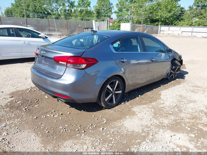 Vin: 3kpfn4a87he039310, lot: 45762758, kia forte ex 20174