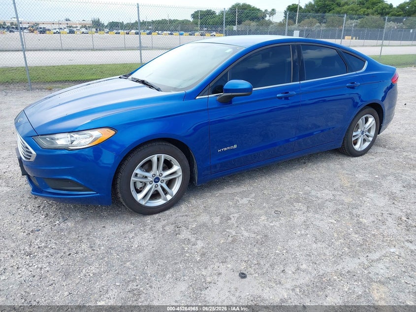 2018 Ford Fusion Hybrid Se 3FA6P0LU4JR235710 photo 1