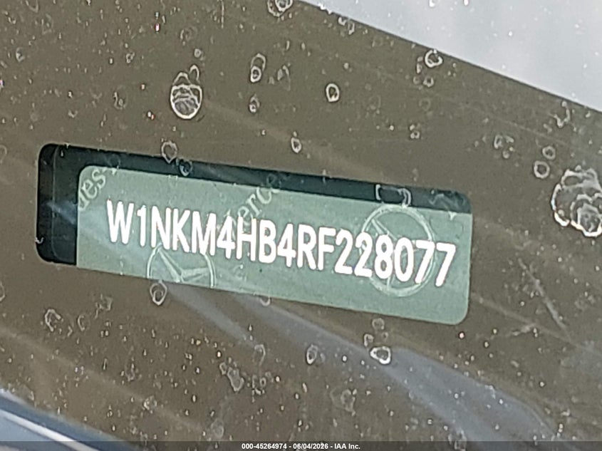2024 Mercedes-Benz Glc 300 4Matic Suv VIN: W1NKM4HB4RF228077 Lot: 45264974