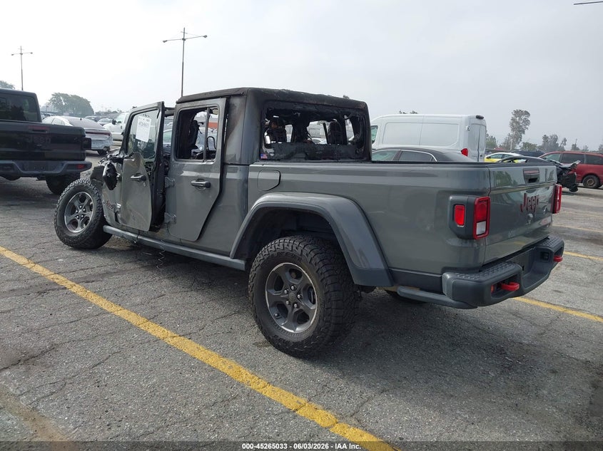 Vin: 1c6jjtbg9pl544154, lot: 45762853, jeep gladiator rubicon 4x4 20233