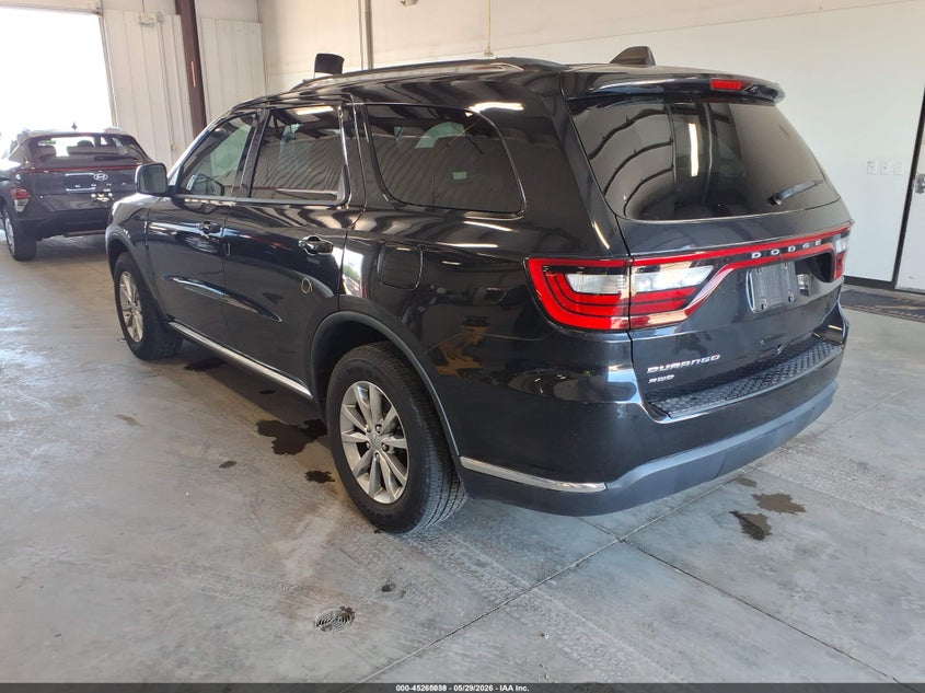Vin: 1c4rdjag9gc455712, lot: 45762858, dodge durango sxt 20163