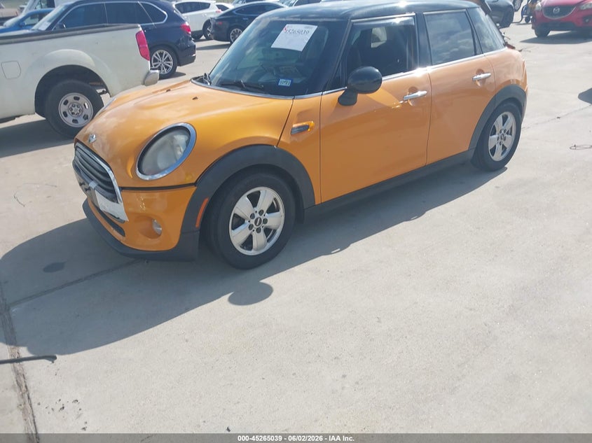 Vin: wmwxu1c51g2d08308, lot: 45762859, mini hardtop cooper 20162