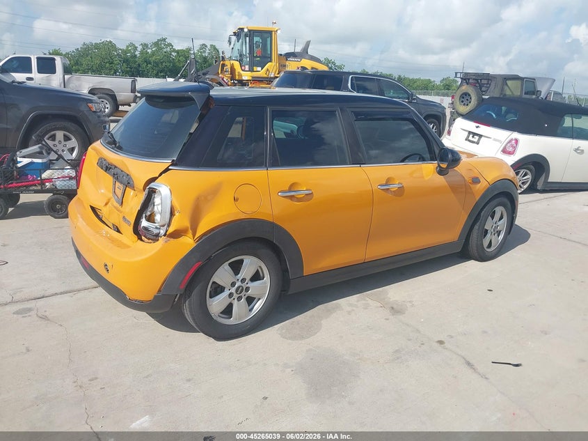 Vin: wmwxu1c51g2d08308, lot: 45762859, mini hardtop cooper 20164