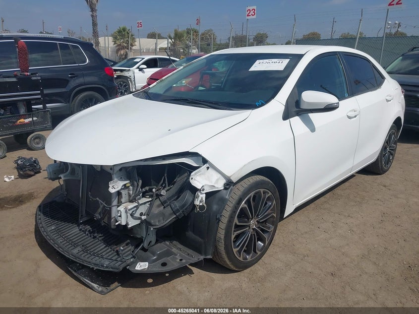 Vin: 5yfburhe5gp475029, lot: 45762861, toyota corolla s plus 20162