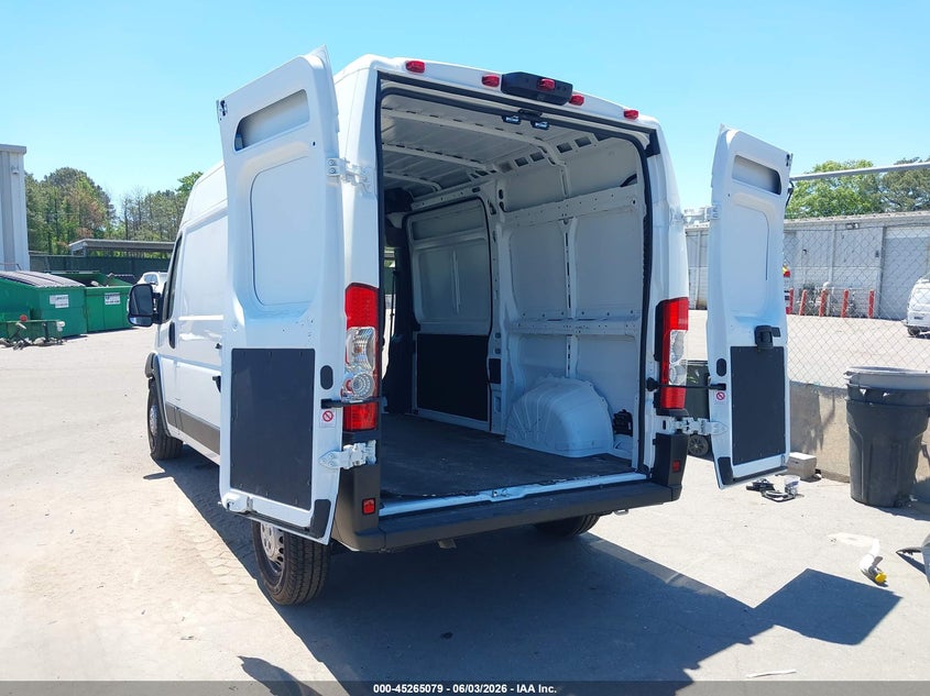 Vin: 3c6lrvbg0te159369, lot: 45762899, ram promaster 1500 tradesman high roof 136 wb w/pass seat 20263