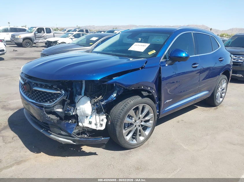 Vin: lrbfzrr47nd011179, lot: 45762905, buick envision fwd avenir 20222