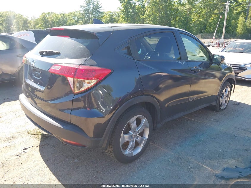 Vin: 3czru5h55gm723434, lot: 45762915, honda hr-v ex 20164