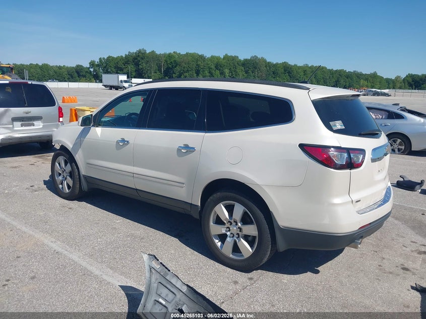 Vin: 1gnkvlkd8dj262402, lot: 45762923, chevrolet traverse ltz 20133