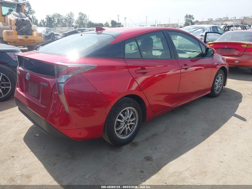Vin: jtdkbrfu1h3051924, lot: 45762945, toyota prius two 20174
