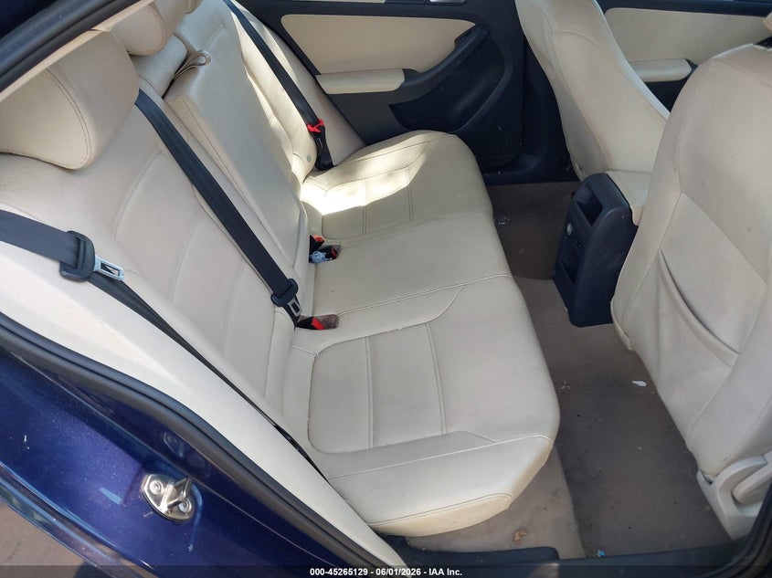 2012 Volkswagen Jetta 2.5 2.5L Se blue Lot 111045265129 Vin 3VWDP7AJ3CM414045