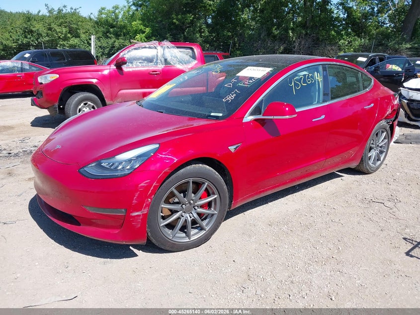 Vin: 5yj3e1eb0kf237669, lot: 45762960, tesla model 3 long range/performance 20192