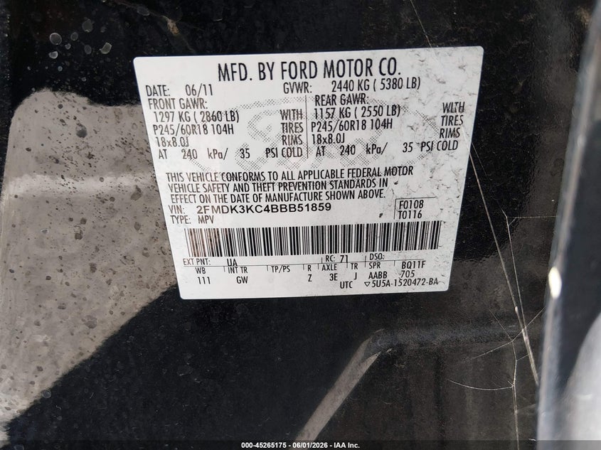 2011 FORD EDGE LIMITED · Фото 13