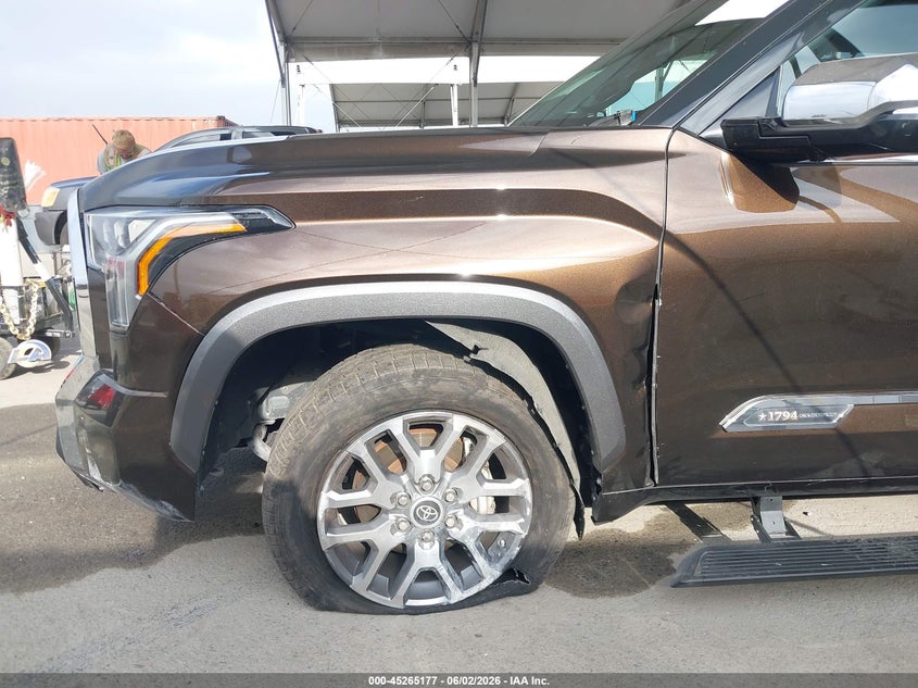 2022 Toyota Tundra 1794 Edition VIN: 5TFMA5AB9NX011105 Lot: 45265177