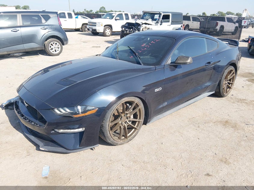 Vin: 1fa6p8cfxm5122366, lot: 45763012, ford mustang gt premium fastback 20212
