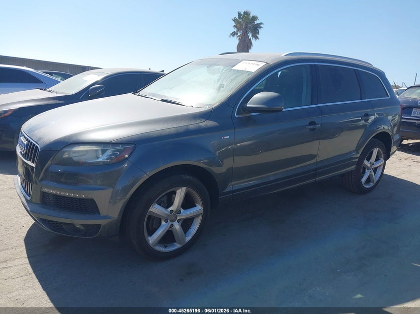 Vin: wa1wmafe7ad002727, lot: 45763016, audi q7 3.0 tdi premium 20102