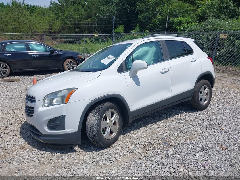 Vin: 3gncjlsb9gl272478, lot: 45763039, chevrolet trax lt 20162