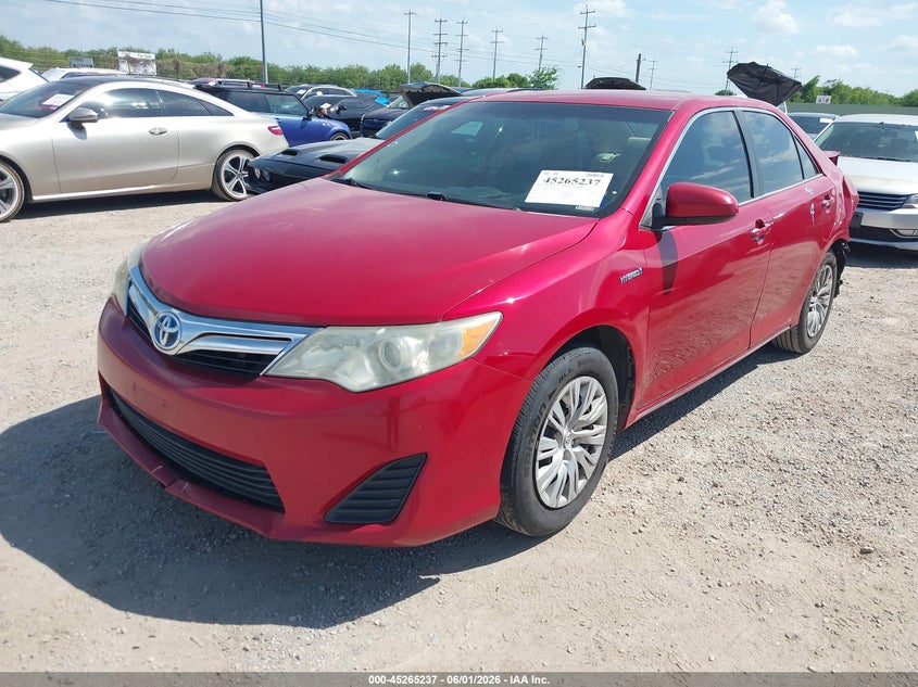 2013 Toyota Camry Hybrid Le 4T1BD1FK1DU095268 photo 1