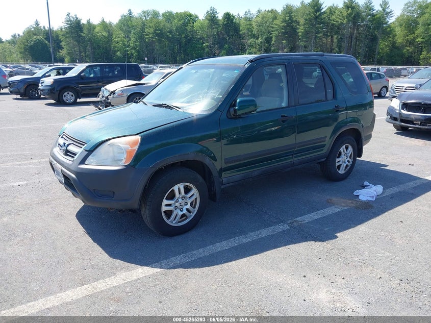 2004 HONDA CR-V SPORT UTILITY VEHICLE 2.4L I-4 DOHC, VVT, 160HP