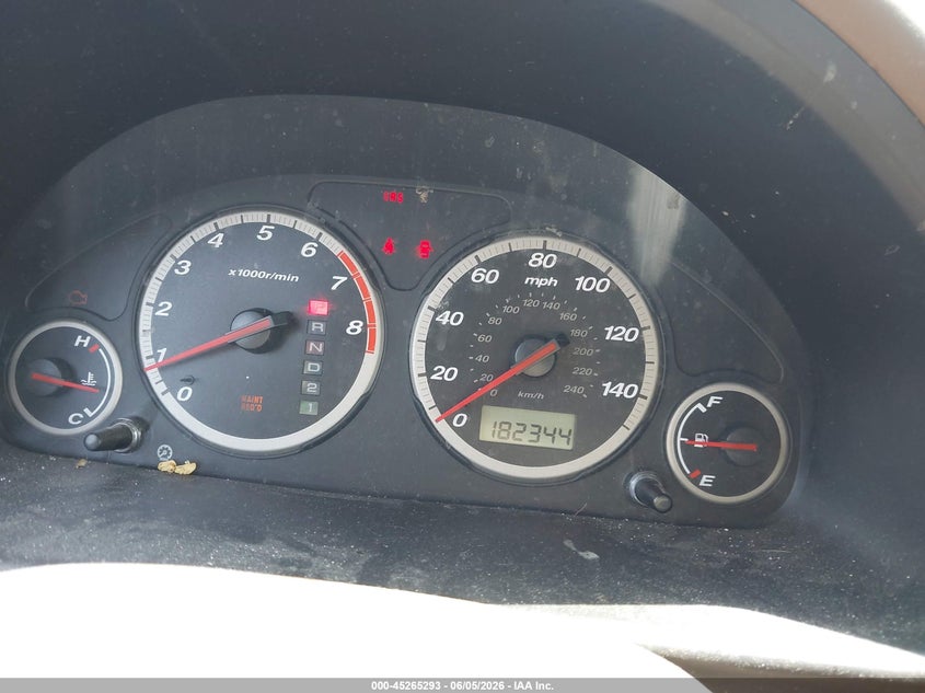 2004 HONDA CR-V SPORT UTILITY VEHICLE 2.4L I-4 DOHC, VVT, 160HP