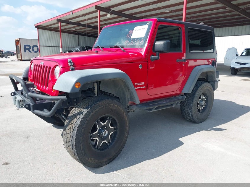 Vin: 1j4aa2d14bl518835, lot: 45763138, jeep wrangler sport 20112