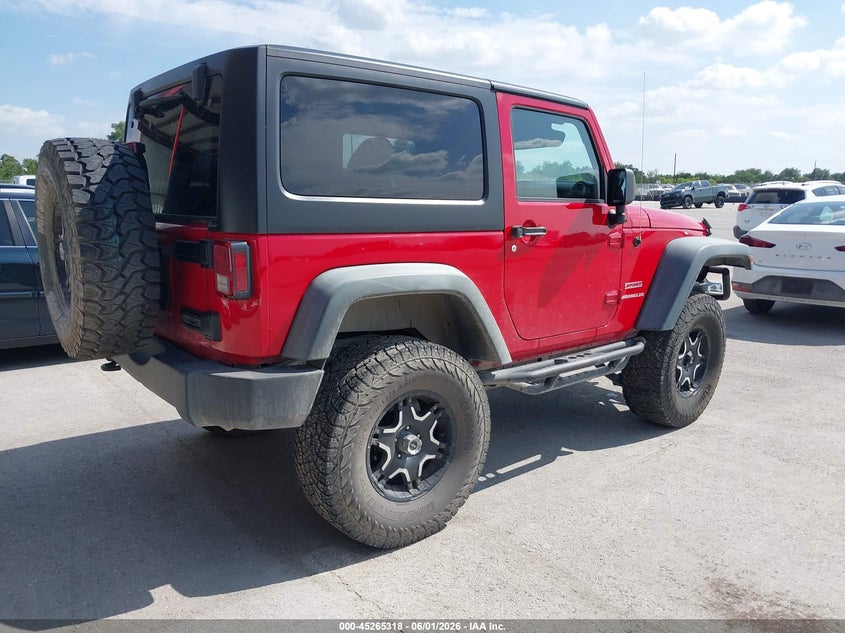 Vin: 1j4aa2d14bl518835, lot: 45763138, jeep wrangler sport 20114