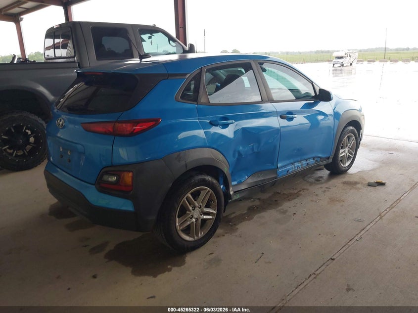 Vin: km8k12aa6ku326725, lot: 45763142, hyundai kona se 20194