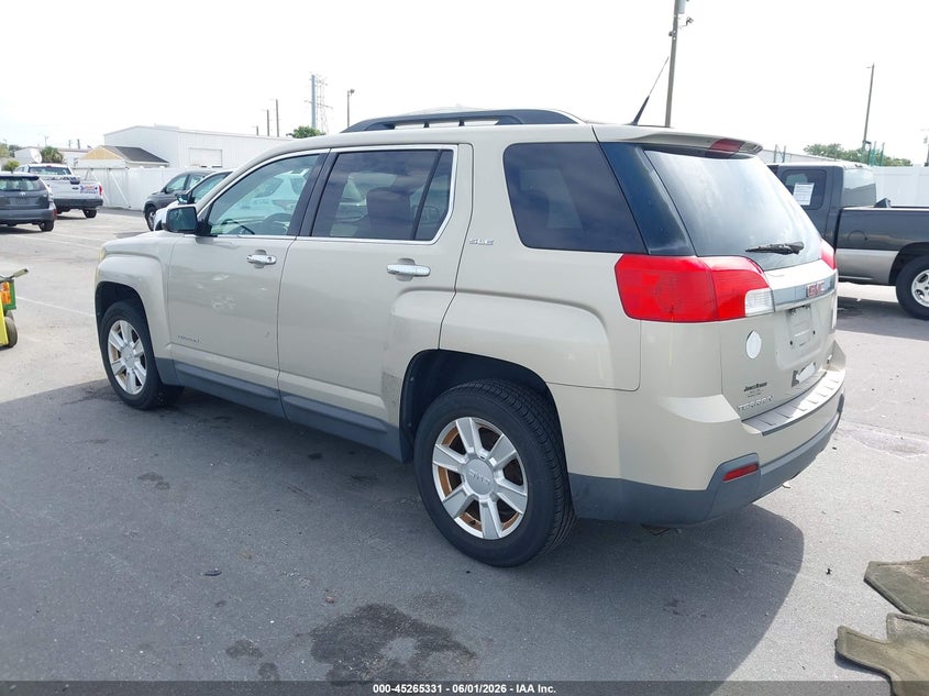 2012 Gmc Terrain 2.4 Sle-2 Gold Lot 111045265331 Vin 2GKALSEK0C6174944