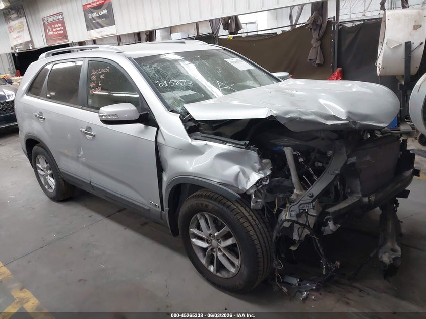 Vin: 5xyktda75eg454314, lot: 45763158, kia sorento lx v6 20141