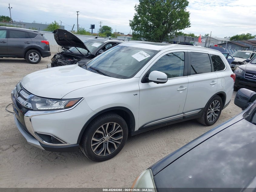 2017 Mitsubishi Outlander Gt VIN: JA4JZ4AX6HZ039867 Lot: 45265368
